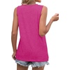 image:imageWIHOLL Womens Sleeveless Summer Crewneck Loose Fit Tank TopsHot Pink