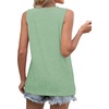 image:imageWIHOLL Womens Sleeveless Summer Crewneck Loose Fit Tank TopsLight Green
