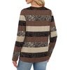 image:imageWIHOLL Womens Striped Long Sleeve Shirts Spring Outfits 2026 Color Block Tops Fashion Clothing Ribbed Crewneck Tee BlousesFborwn Striped