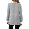 image:imageWIHOLL Womens Tops Long Sleeve Shirts Fall Clothing Winter Outfits 2026  Crewneck Cozy and Warm Color Block Sweaters for Teacher School Work Travel Cruise EssentialsGrey
