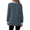 image:imageWIHOLL Womens Tops Long Sleeve Shirts Fall Clothing Winter Outfits 2026  Crewneck Cozy and Warm Color Block Sweaters for Teacher School Work Travel Cruise EssentialsNavy