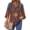 image:imageWIHOLL Womens Tops Summer Outfits 2026 V Neck Shirts Womens Blouses Dressy Casual Bell Sleeve Fashion ClothingFloral 04