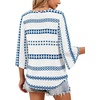 image:imageWIHOLL Womens Tops Summer Outfits 2026 V Neck Shirts Womens Blouses Dressy Casual Bell Sleeve Fashion ClothingFloral 05