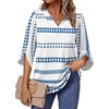 image:imageWIHOLL Womens Tops Summer Outfits 2026 V Neck Shirts Womens Blouses Dressy Casual Bell Sleeve Fashion ClothingFloral 05