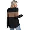 image:imageWIHOLL Womens Waffle Knit Tunic Tops Fall Long Sleeve Shirts Curved Hem  CrewneckLoose FitFashion ClothingTravel Vacation OutfitsLightweightBusiness CasualComfySoftCuteZbblackbrown