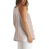 image:imageWlHOLL Womens Pleated Tank Tops Spaghetti Strap Camisole Halter Tops Curved Hem Fashion 2026Kbrown Stripes