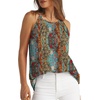 image:imageWlHOLL Womens Pleated Tank Tops Spaghetti Strap Camisole Halter Tops Curved Hem Fashion 2026Kmulticolor