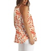 image:imageWlHOLL Womens Pleated Tank Tops Spaghetti Strap Camisole Halter Tops Curved Hem Fashion 2026Korange Floral