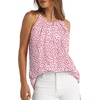 image:imageWlHOLL Womens Pleated Tank Tops Spaghetti Strap Camisole Halter Tops Curved Hem Fashion 2026Kpink Dot