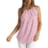image:imageWlHOLL Womens Pleated Tank Tops Spaghetti Strap Camisole Halter Tops Curved Hem Fashion 2026Kpink Dot