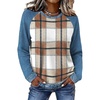Plaid Khaki Imitation Denim
