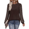 Polka Dot Brown