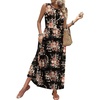 image:imageWIHOLL Summer Dresses for Women 2026 Maxi Dresses Long Flowy A Line Sleeveless Sundresses with PocketsFloral Black