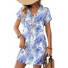 Blue Leaf Floral