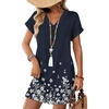 Navy Floral