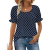 Navy Polka Dot