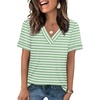 Z- Green White Stripes