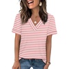 Z- Pink White Stripes