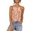 image:imageWlHOLL Womens Pleated Tank Tops Spaghetti Strap Camisole Halter Tops Curved Hem Fashion 2026Korange Floral